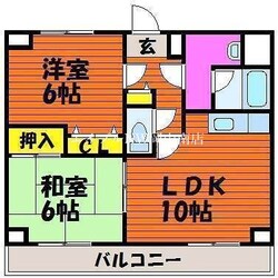 西川原駅 徒歩22分 3階の物件間取画像